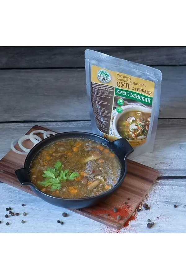 Суп Крестьянский с грибами vegan, реторт-пакет 300г ЭКО-ПРОДУКТЫ, - - фото 2