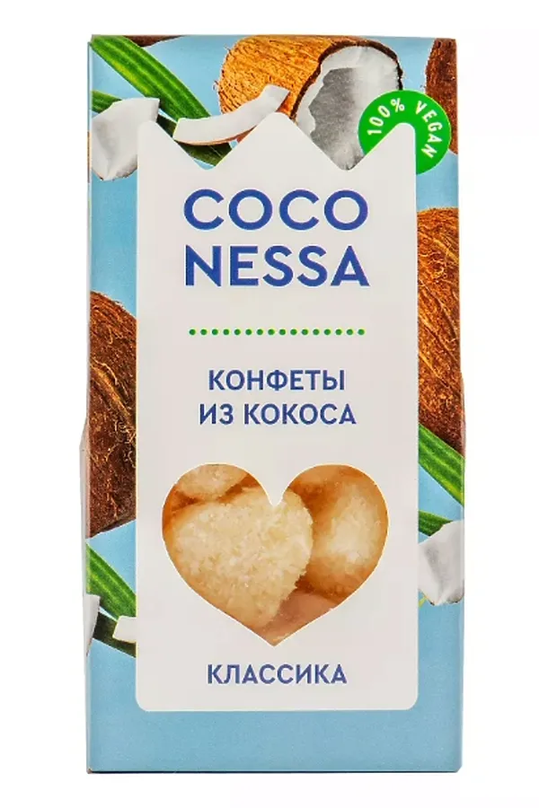 Конфеты кокосовые "Классика" Coconessa 90г ЭКОПРОДУКТЫ, - - фото 2