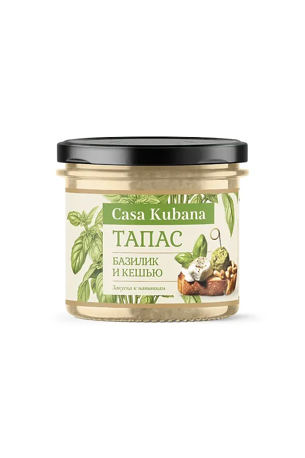 Тапас "Базилик и кешью" стекло 90г ЭКО-ПРОДУКТЫ, - - фото 2