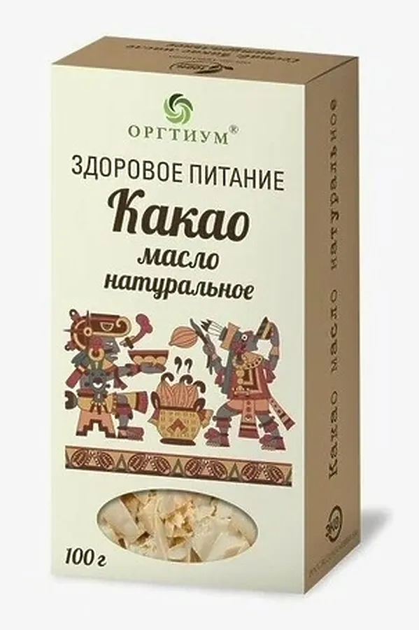 Какао масло натуральное "Оргтиум" 100г ЭКО-ПРОДУКТЫ, - - фото 2