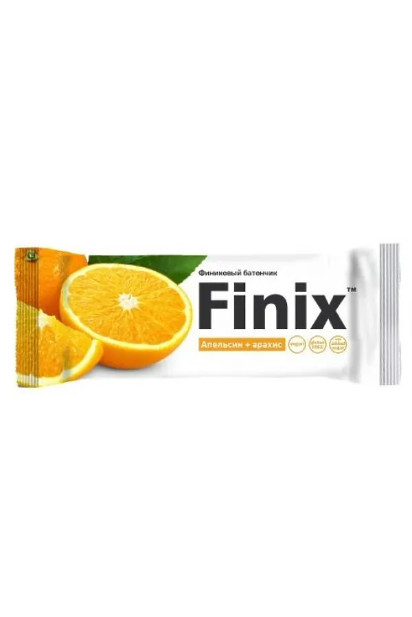 Батончик "Фрутилад" финиковый Finix апельсин с арахисом 30г ЭКО-ПРОДУКТЫ, - - фото 2