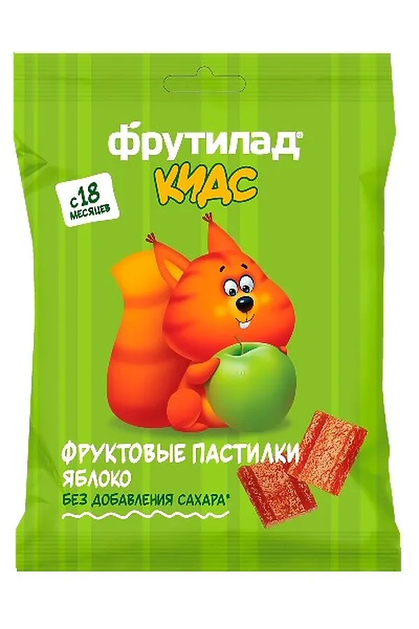 Пастила "Фрутилад KIDS" Яблоко детская ш\б 30г ЭКО-ПРОДУКТЫ, - - фото 2
