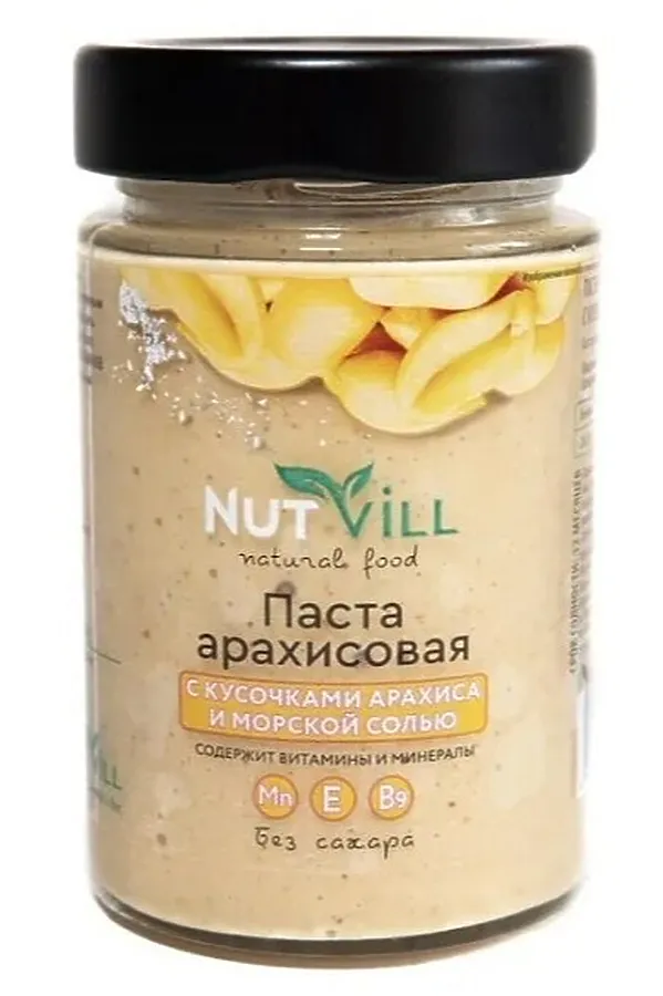 Паста арахисовая с морской солью 180г ЭКО-ПРОДУКТЫ, - - фото 2