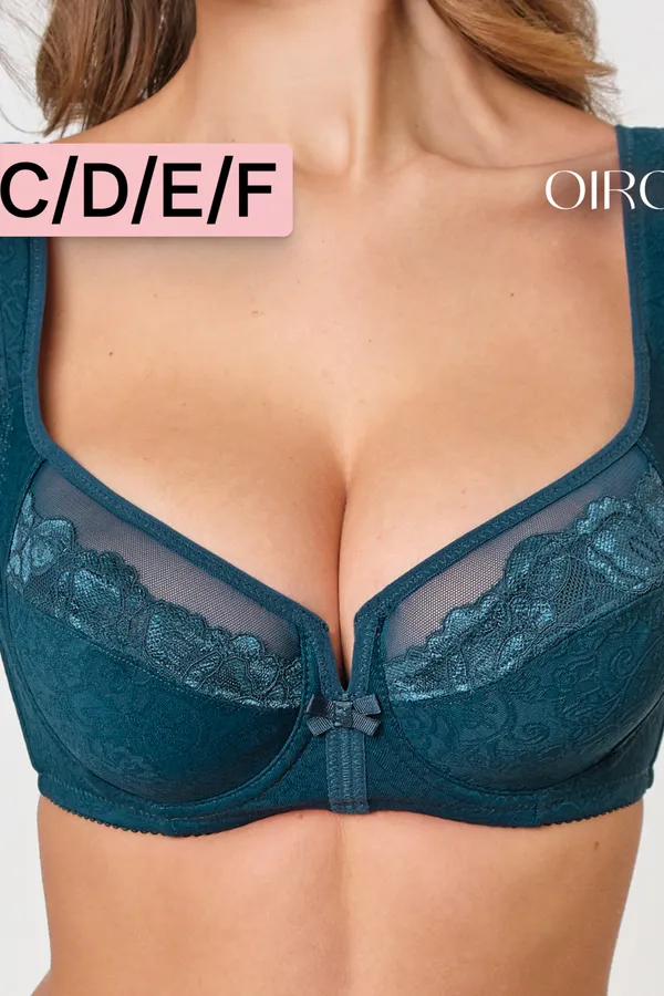 Бюстгальтер 2801 OIRO кружевной MARIA НАТАЛИ, изумрудный - фото 2
