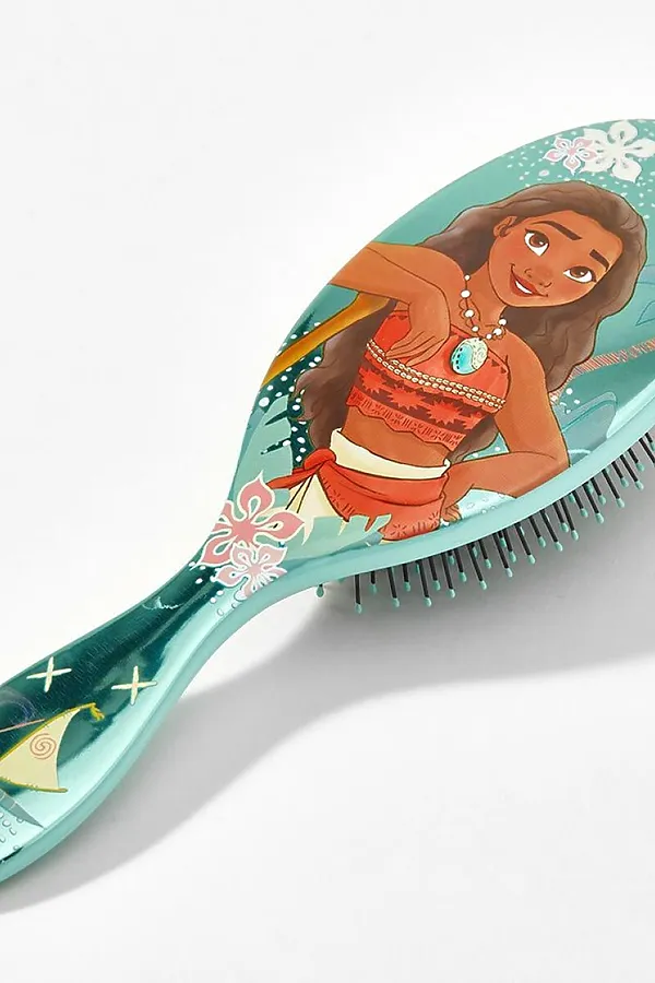 Wet Brush Расчёска для спутанных волос / Disney Princess Wholehearted Moana BWRDISITWHHMO KRISTALLER, зелёный - фото 2