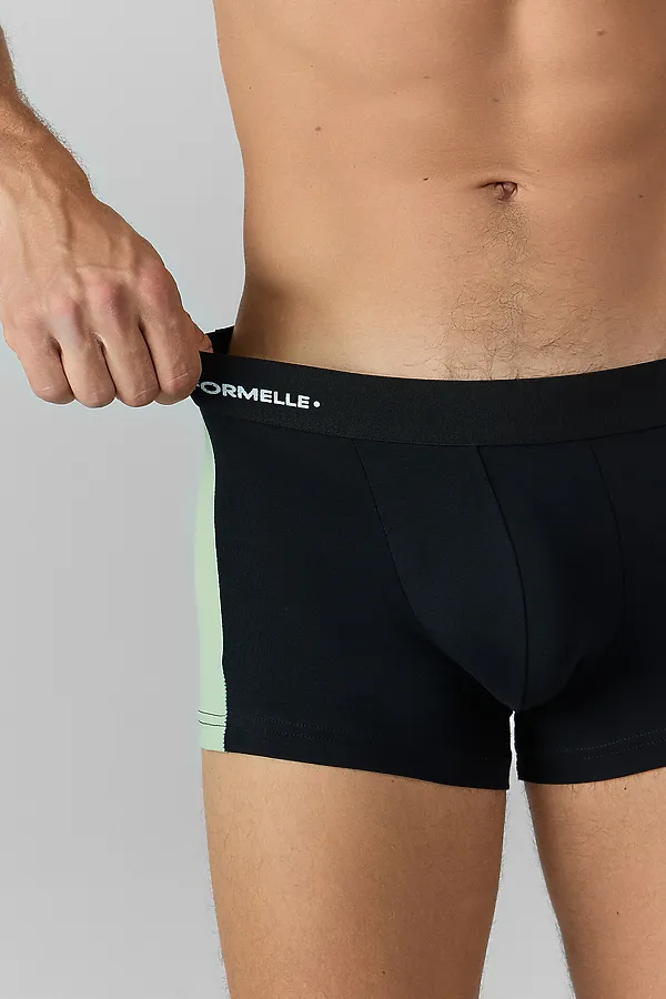 Трусы MARK FORMELLE, черный +св.зеленый +печать - фото 2