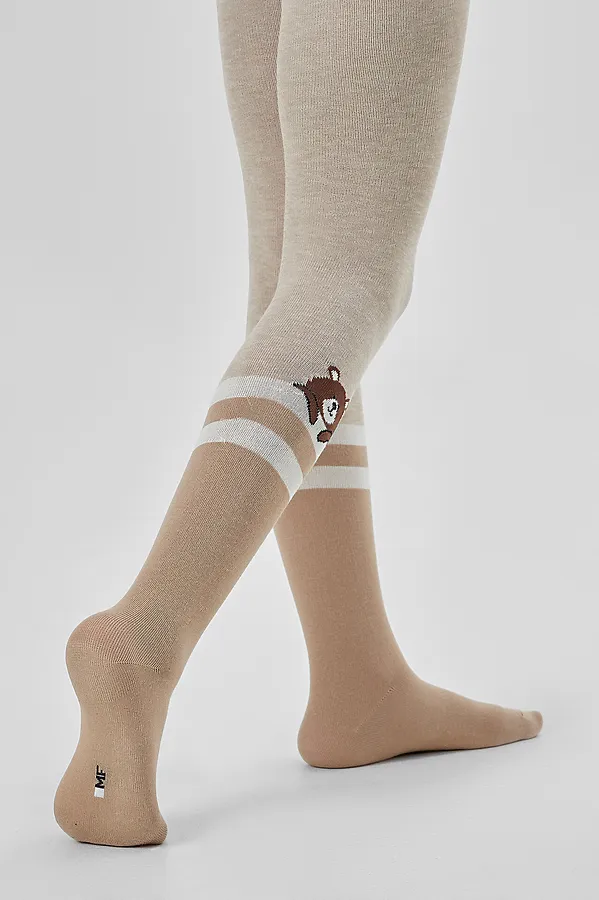 Колготки MARK FORMELLE, бежевый меланж - фото 2