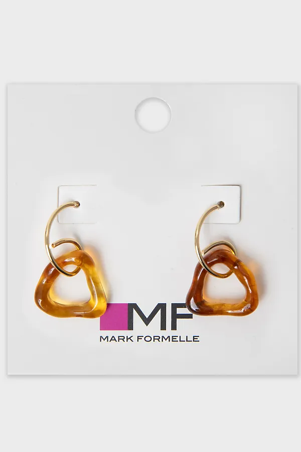 Серьги MARK FORMELLE, золото - фото 2