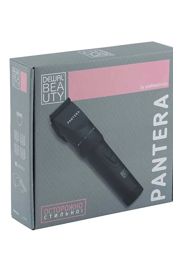 Dewal Beauty Машинка для стрижки волос / -Black Pantera Black, 0,8-2,0 мм, черный KRISTALLER, черный - фото 2