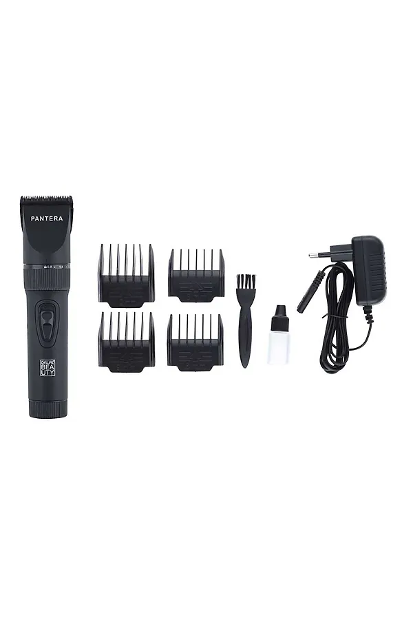 Dewal Beauty Машинка для стрижки волос / -Black Pantera Black, 0,8-2,0 мм, черный KRISTALLER, черный - фото 2