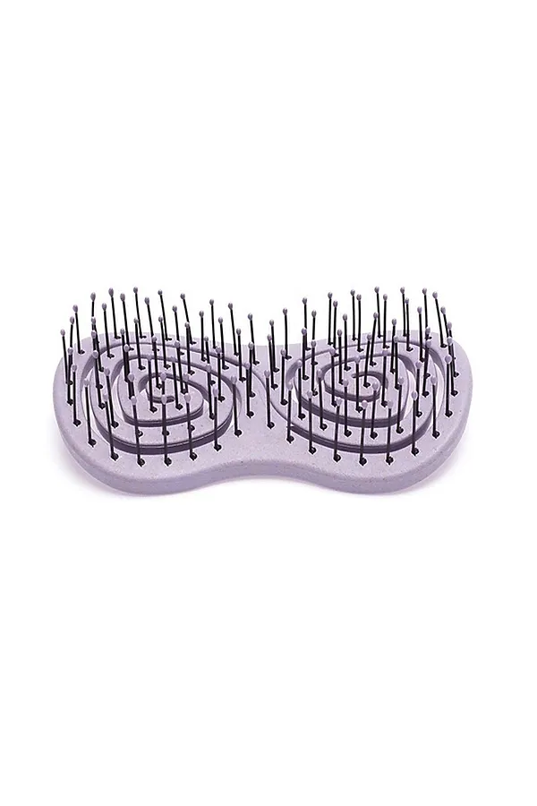Dewal Beauty Щетка массажная с нейлоновым штифтом / Eco-Friendly DBEF35-Violet, бабочка, фиолетовый KRISTALLER, фиолетовый - фото 2