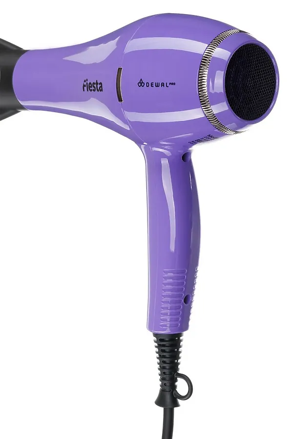 Dewal Фен для волос с ионизацией / Fiesta 03-2010 Lavender, 2600 Вт KRISTALLER, lavender - фото 2
