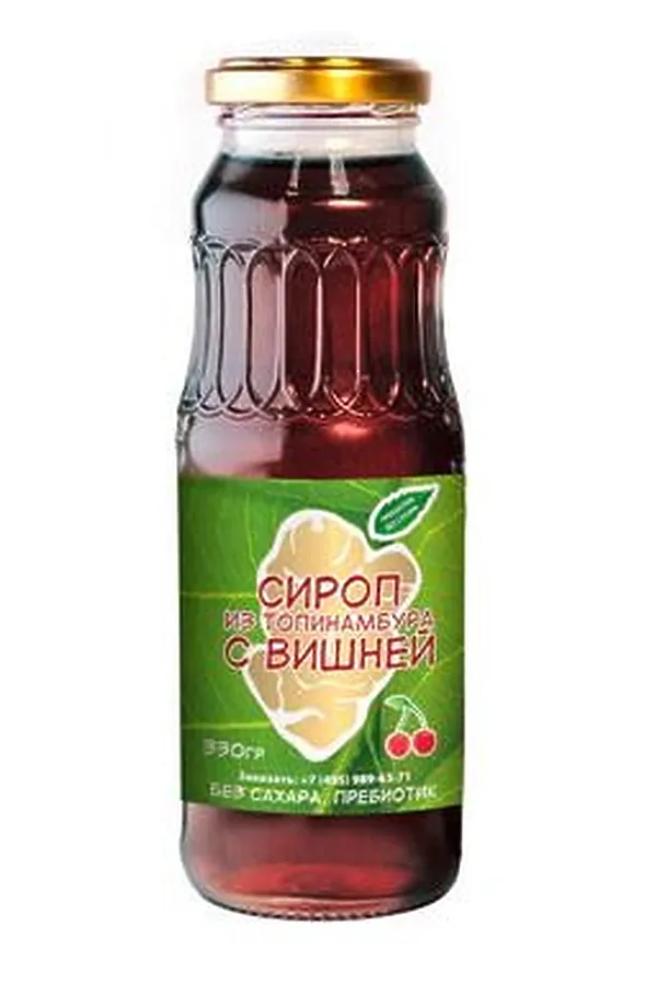 Сироп топинамбура с вишней 330г ЭКО-ПРОДУКТЫ, - - фото 2