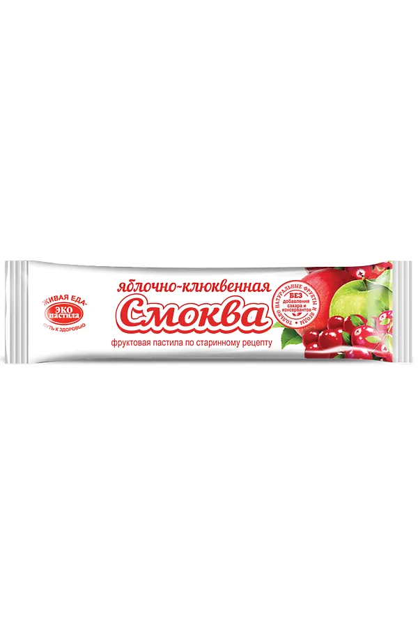 Смоква Яблочно-клюквенная 30г ЭКОПРОДУКТЫ, - - фото 2