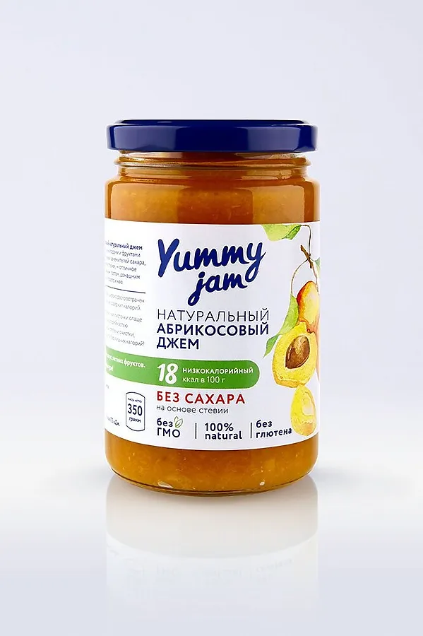 Джем Абрикосовый низкокаллорийный 350г ЭКО-ПРОДУКТЫ, - - фото 2