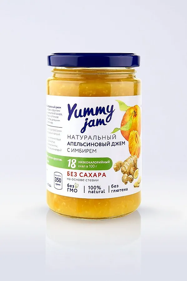 Джем Апельсиновый низкокаллорийный 350г ЭКО-ПРОДУКТЫ, - - фото 2
