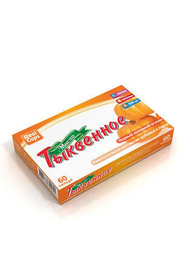 Масло капсулированное тыквенное №60 ЭКОПРОДУКТЫ, - - фото 2