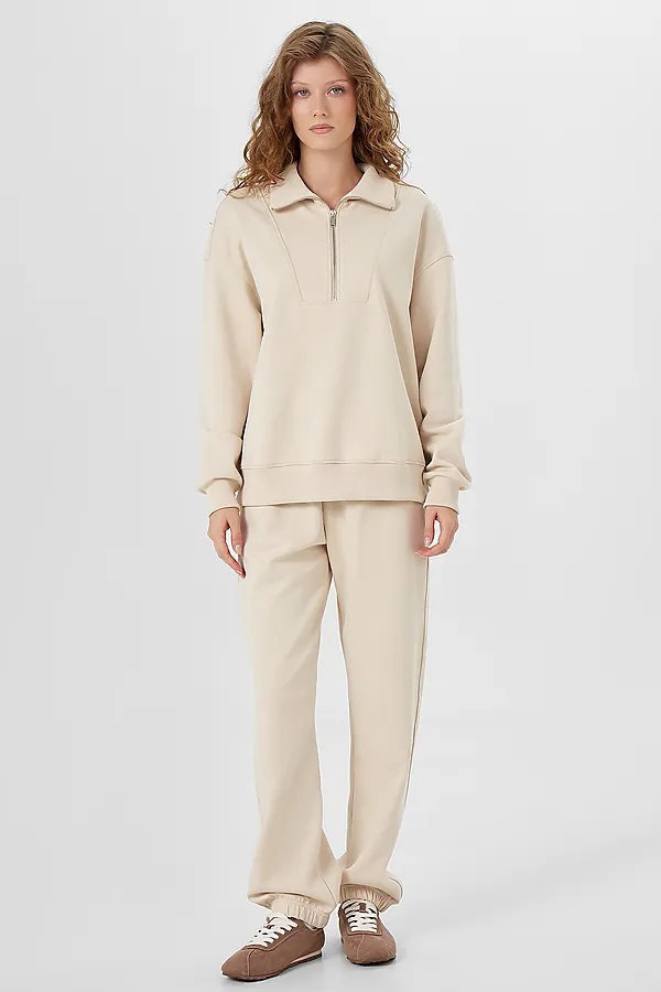 Свитшот MARK FORMELLE, экрю - фото 2