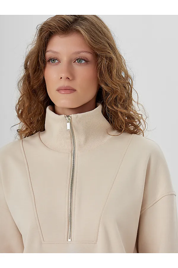 Свитшот MARK FORMELLE, экрю - фото 2