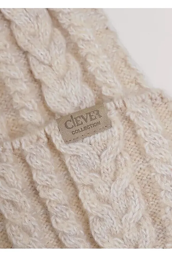 Шапка CLEVER, меланж бежевый - фото 2