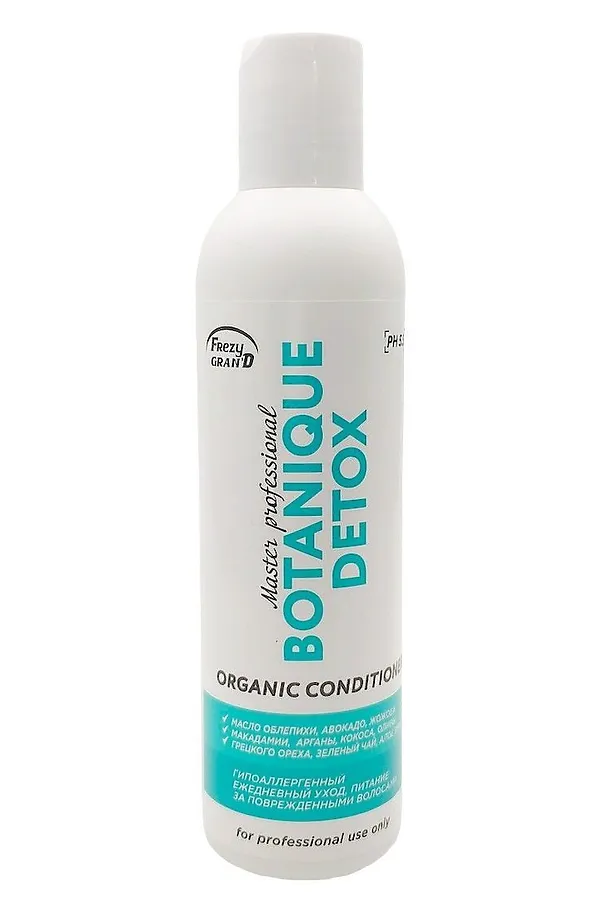 Frezy Grand Кондиционер для ежедневного ухода за волосами с маслом облепихи / Botanique Detox PH 5.5, 200 мл KRISTALLER, белый - фото 2