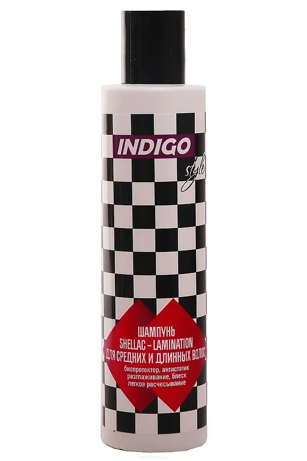 Indigo Шампунь Shellac-Lamination для средних и длинных волос, 200 мл KRISTALLER, бесцветный - фото 2