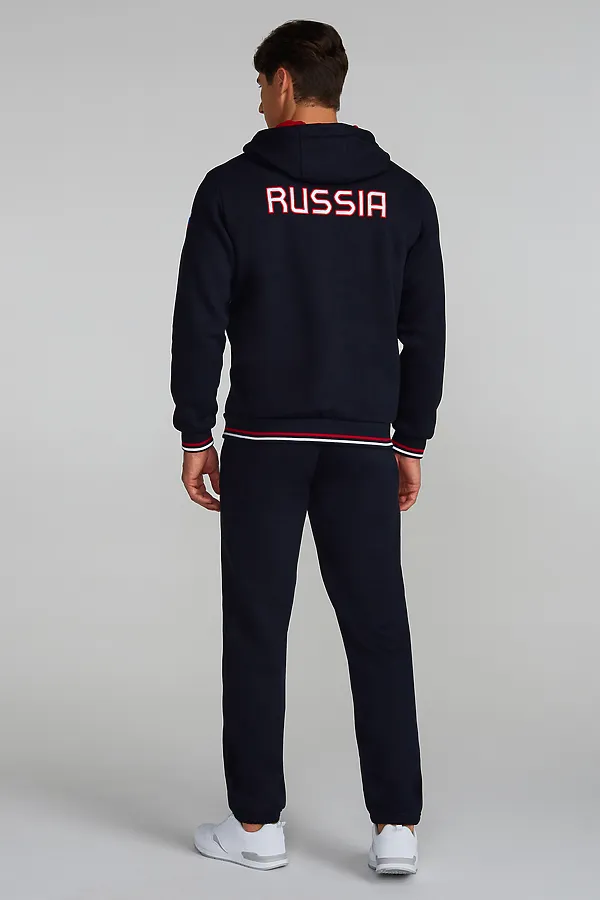 Костюм (Толстовка+Брюки) ADDIC-SPORT, темно-синий - фото 2