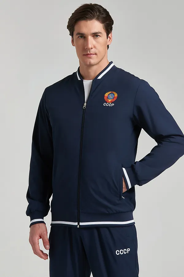 Костюм (Толстовка+Брюки) ADDIC-SPORT, темно-синий - фото 2