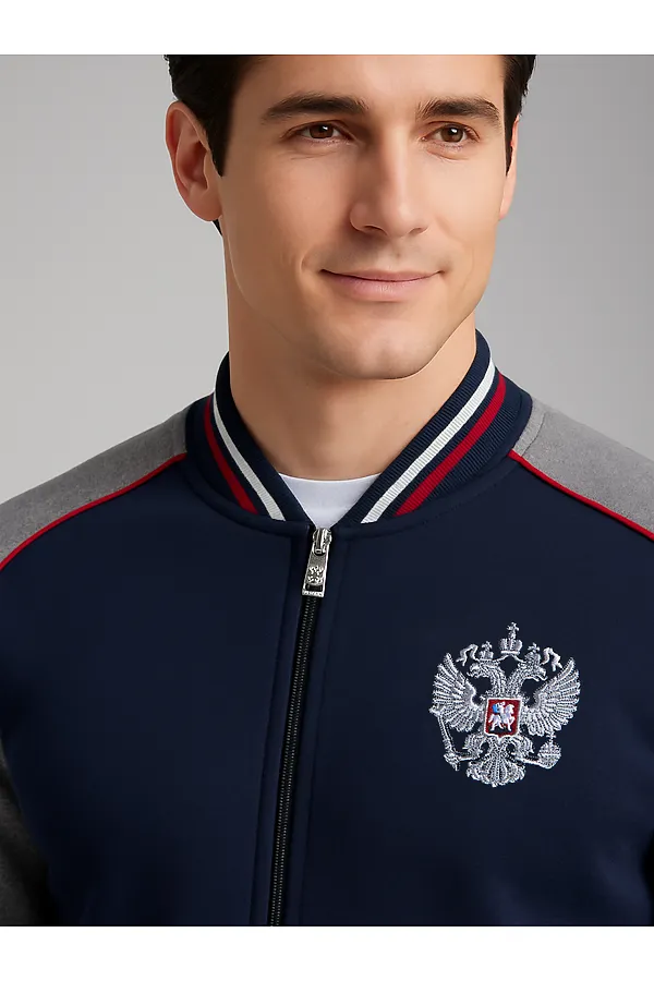 Костюм (Толстовка+Брюки) ADDIC-SPORT, темно-синий - фото 2
