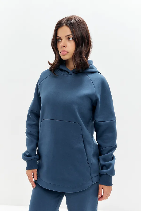 Костюм (Худи+Брюки) ADDIC-SPORT, индиго - фото 2