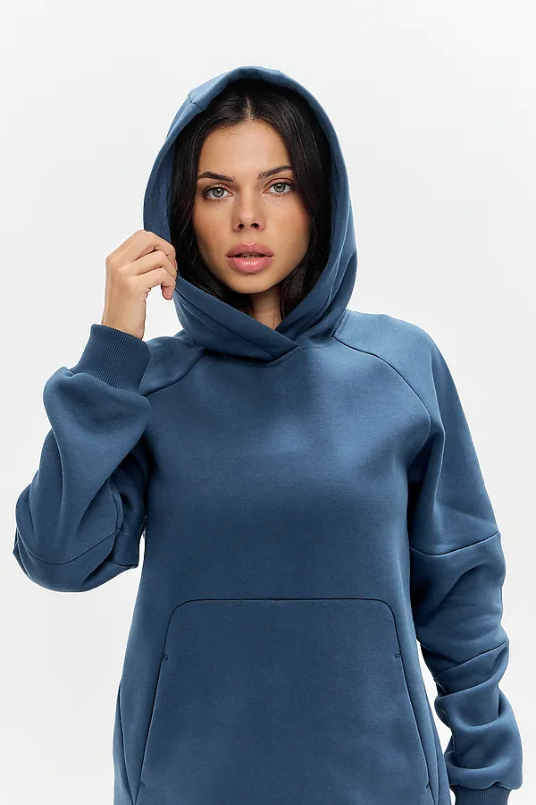 Костюм (Худи+Брюки) ADDIC-SPORT, индиго - фото 2
