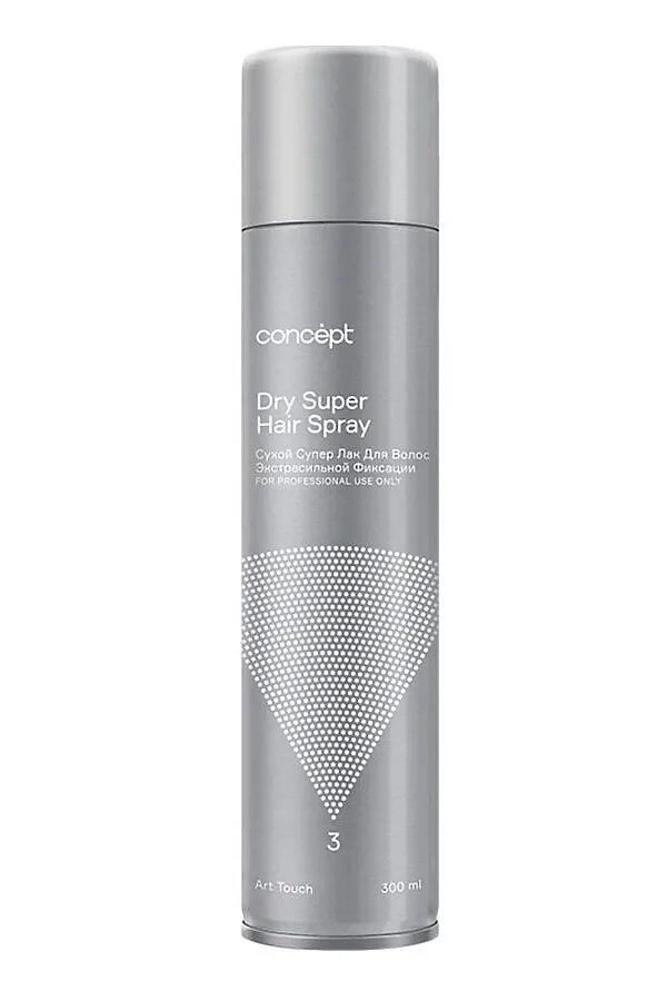 Concept Сухой лак для волос экстрасильной фиксации / Dry Super Hair Spray, 300 мл KRISTALLER, бесцветный - фото 2