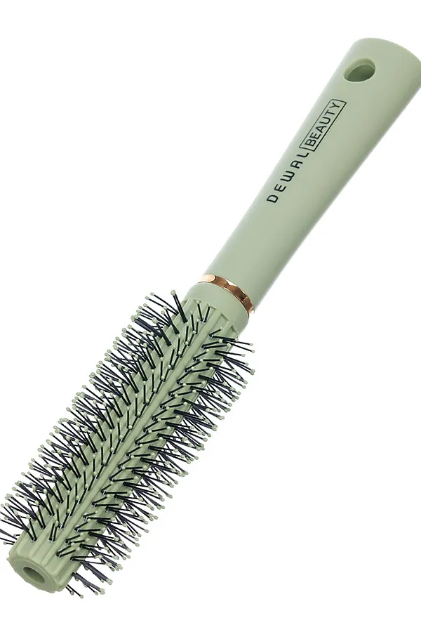 Dewal Beauty Брашинг для волос с пластиковым штифтом серия «Магия», d18/40 мм, оливковый KRISTALLER, оливковый - фото 2
