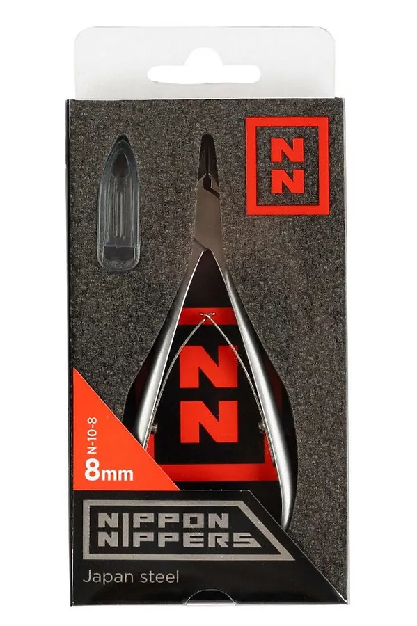 Nippon Nippers Кусачки маникюрные для кутикулы / NN N-10-8, двойная пружина, ручная заточка, 8 мм KRISTALLER, серебристый - фото 2