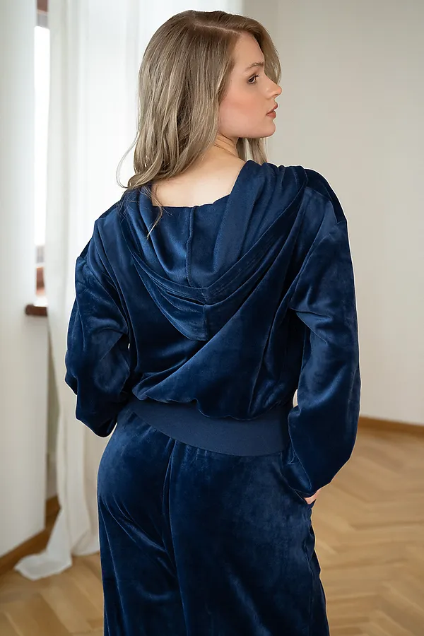 Костюм (Толстовка+Брюки) INDEFINI, синий - фото 2