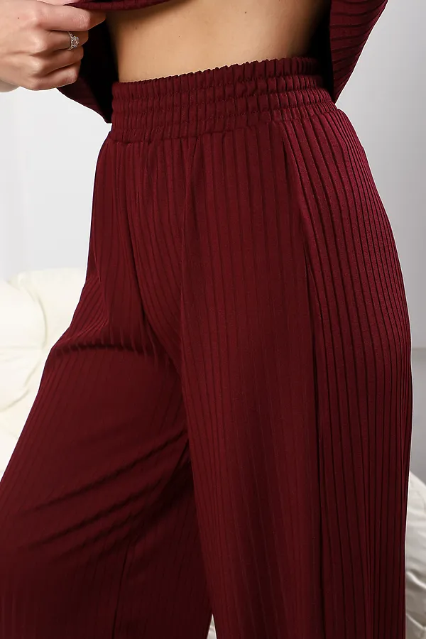 Костюм с брюками 26009К НАТАЛИ, бордо - фото 2