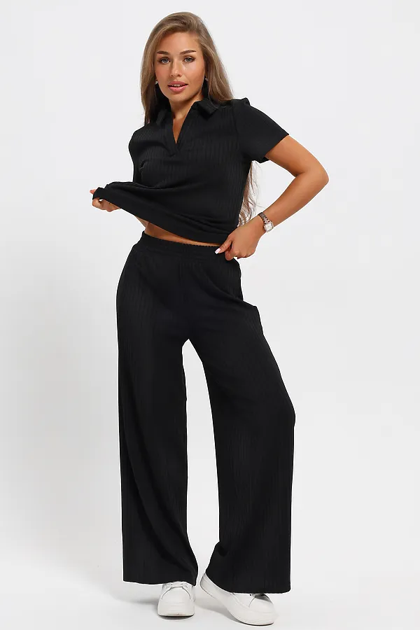 Костюм с брюками 26009К НАТАЛИ, черный - фото 2