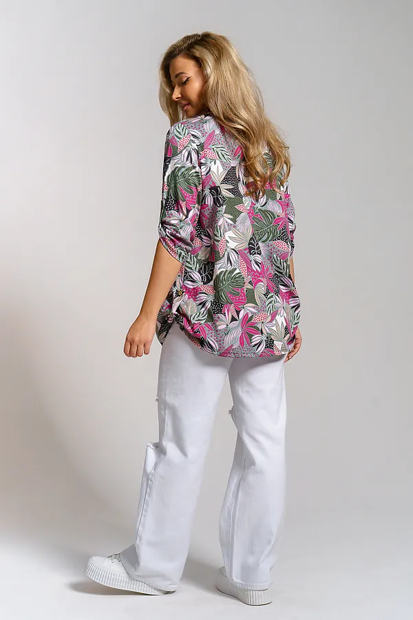 Рубашка 36968 НАТАЛИ, малина - фото 2