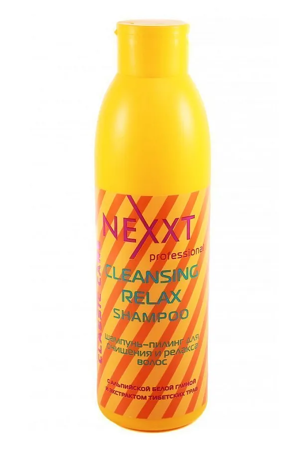 Nexxt Шампунь-пилинг для очищения и релакса с тибетскими травами, 1000 мл KRISTALLER, жёлтый - фото 2