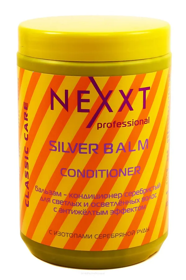 Nexxt Бальзам-кондиционер серебристый для светлых волос, 1000 мл KRISTALLER, жёлтый - фото 2