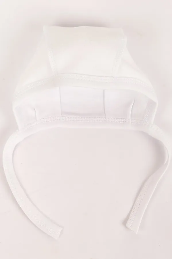 Чепчик BABY BOOM, белый - фото 2
