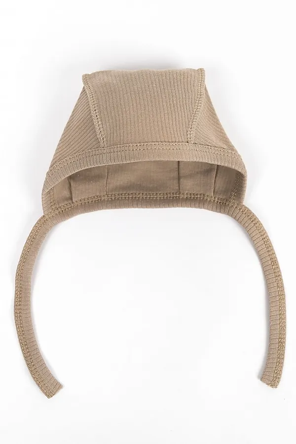 Чепчик BABY BOOM, бежевый - фото 2