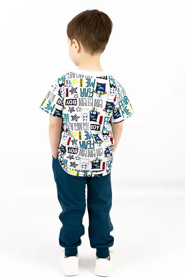 Футболка BABY BOOM, монстры на белом - фото 2