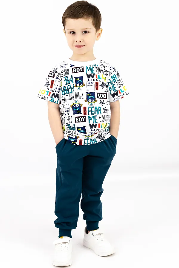 Футболка BABY BOOM, монстры на белом - фото 2