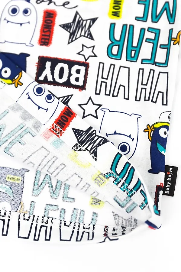 Футболка BABY BOOM, монстры на белом - фото 2