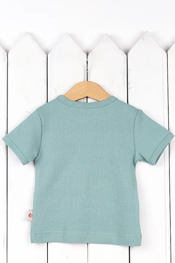 Футболка BABY BOOM, шалфей - фото 2