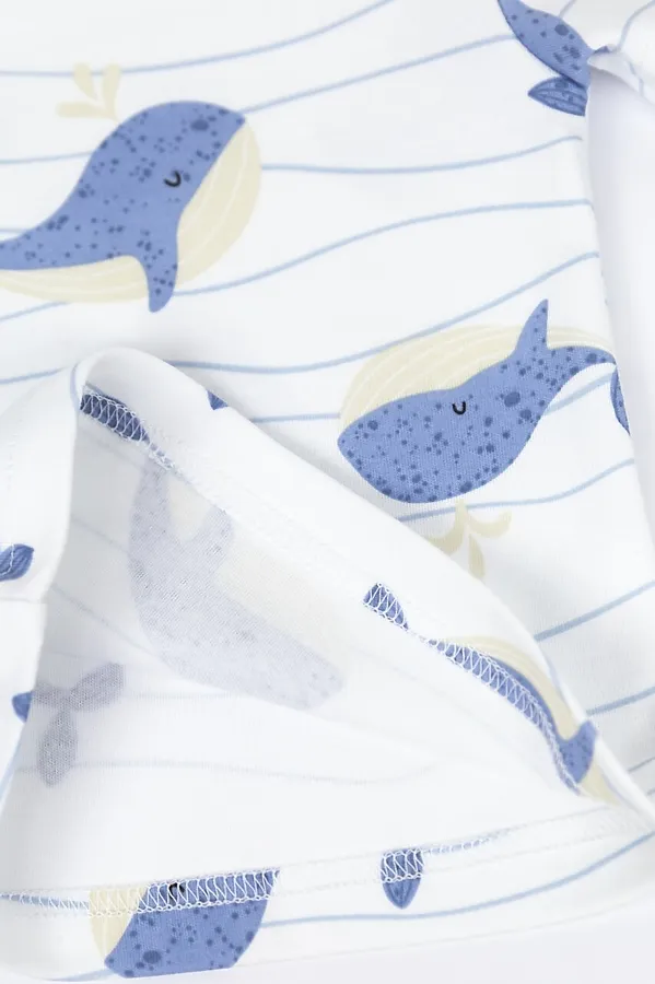 Футболка BABY BOOM, киты на полоске - фото 2