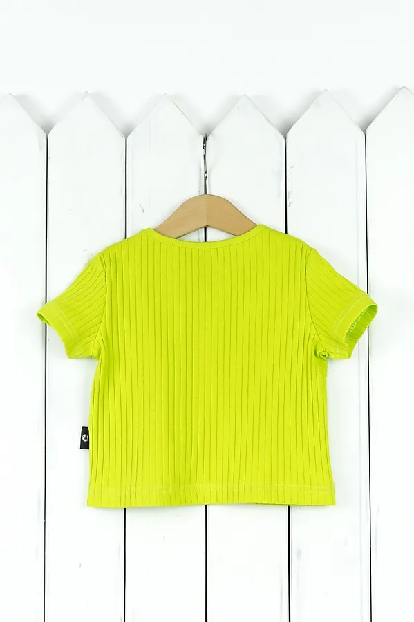 Футболка BABY BOOM, лайм - фото 2