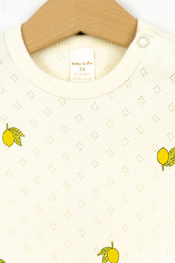 Футболка BABY BOOM, лимончики - фото 2