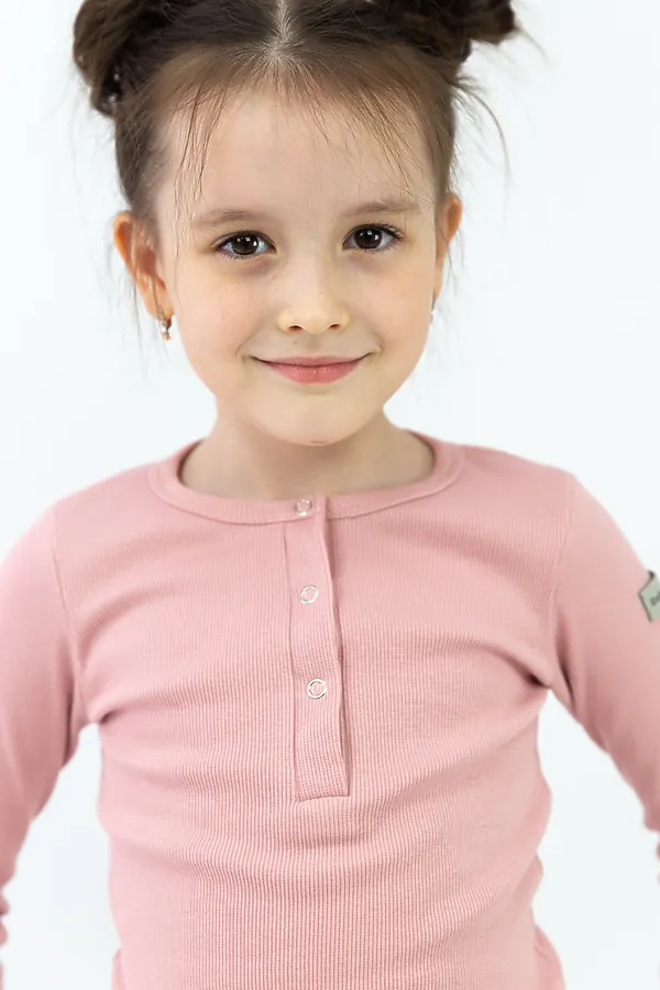 Лонгслив BABY BOOM, сухая роза - фото 2